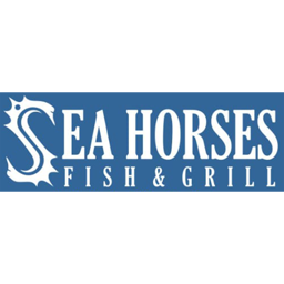 Sea Horse Fish N Grill logo.